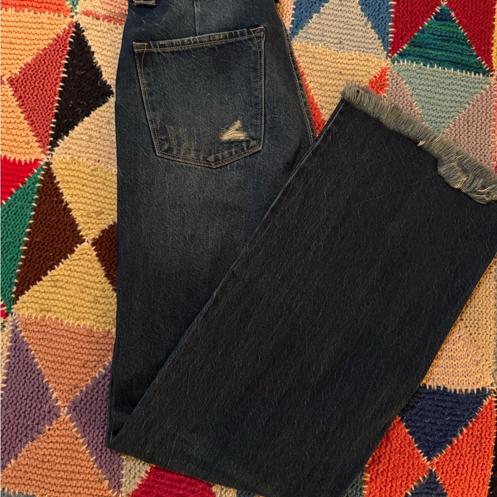 Karma Women's High Rise Jeans - Dark Blue